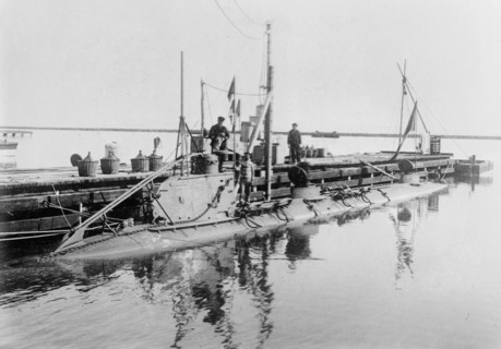 French Submarine KORRIGAN ca. 1910-1915