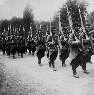 French troops in their new uniforms ca. 1910-1915