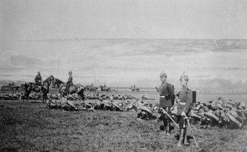 German Army -- Infantry under cover ca. 1910-1915
