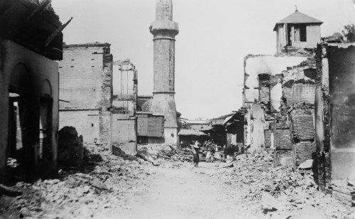 Aftermath of the Armenian massacres of 1909, Adana, Ottoman Empire (Turkey) ca. 1909