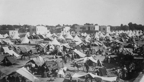 Armenian Refugees in Relief Committee Tents - Aintab ca. 1909