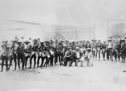 Yaqui (Yoeme) Indians, some with bows and arrows and guns ca. 1910-1915