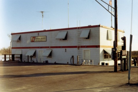 Life Boat Station Venice, Louisiana Coast Guard Light Attendant Station Venice, circa 1972