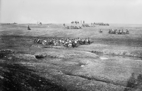 Deploying troops at Kartal Teji against Adrianople ca. 1912-1913
