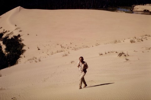 July 1972 - walking on dunes - Great Kobuk Sand Dunes, Alaska