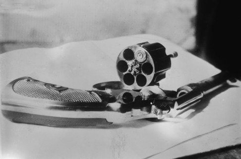 .38 Revolver used in John F. Schrank's attempted assassination of U.S. President Teddy Roosevelt in Oct. 1912