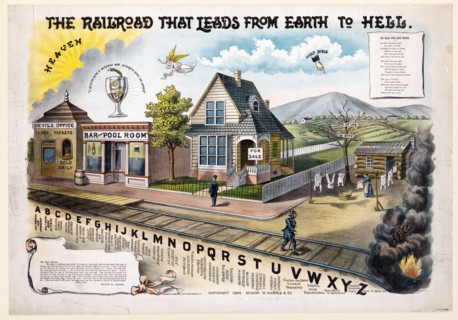 The railroad that leads from earth to hell ca. 1894-1895