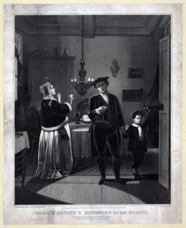 Beginning of the sabbath ca. 1868