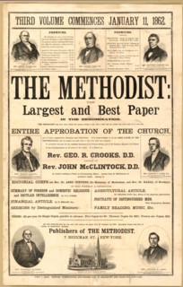 The Methodist : the largest and best paper in the denomination ca. 1861