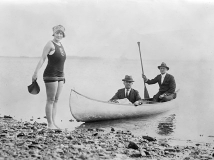 Eva Morrison ca. 1910-1915 per original caption, but this date is unlikely, probably 1920s.