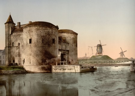St. Croix gate, Bruges, Belgium ca. 1890-1900