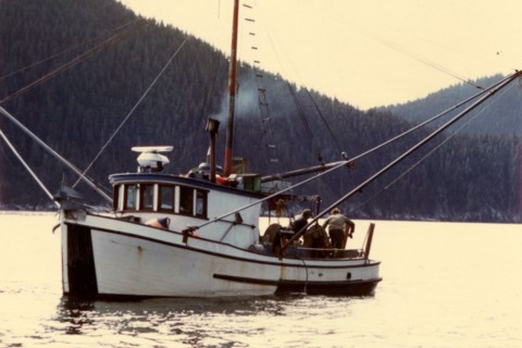 9/7/1972 - Halibut boat, Kitten Pass, Nuka Bay, Alaska