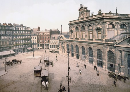 The railway station, Lillie, France ca. 1890-1900