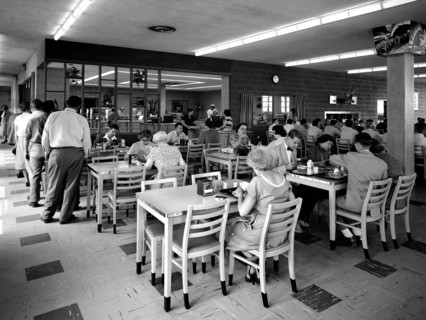 Lewis Cafeteria at Lunch Time ca. 1952