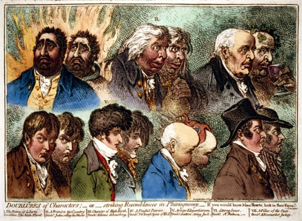 Doublures of characters; - or - striking resemblances in phisiognomy ca. 1798