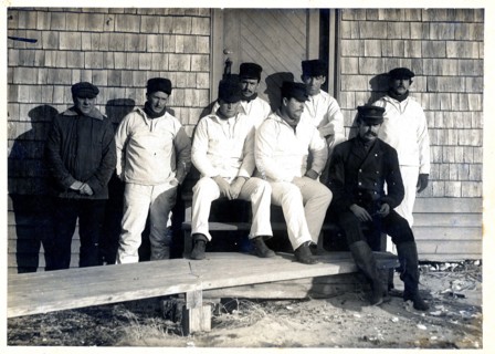 Crew, Station Quonocontaug, Rhode Island, 1911 Coast Guard Station #57