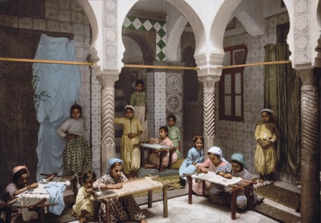 Luce Ben Aben, School of Arab Embroidery, Algiers, Algeria ca. 1899