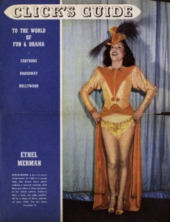 Ethel Merman on the cover of Click's Guide ca. 1930-1940