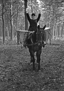 September 19, 1947 - Rural riders in Soestdijk in Soestdijk, Utrecht