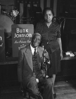 Portrait of Bunk Johnson and Maude Johnson, Stuyvesant Casino, New York, N.Y., ca. June 1946