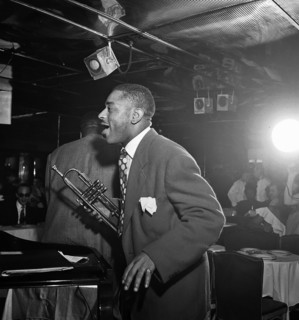 Portrait of Dizzy Gillespie, Downbeat, New York, N.Y., ca. Aug. 1947