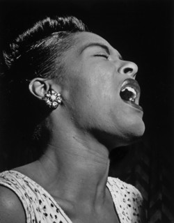 Portrait of Billie Holiday, Downbeat, New York, N.Y., ca. Feb. 1947