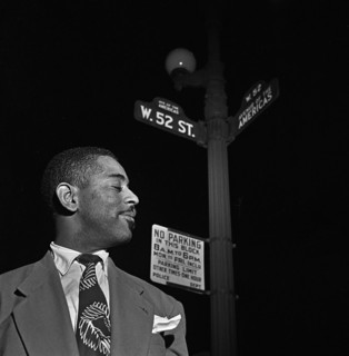 Portrait of Dizzy Gillespie, 52nd Street, New York, N.Y., between 1946 and 1948