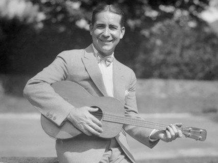 Johnny Marvin with guitar