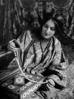 French actress, dancer, and silent film star Stacia Napierkowska ca. 1910-1915