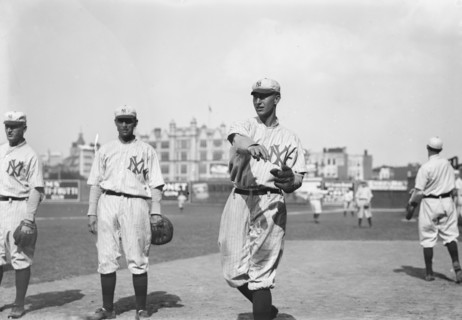 Bill Stumpf, New York Highlanders, AL, at Hilltop Park, NY ca. 1912