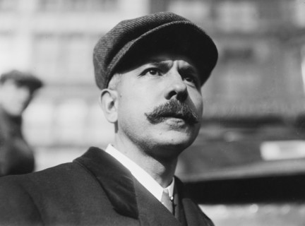 Magnus Butler, creator of a street cleaning vehicle ca. 1910-1915