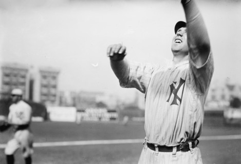 Curt Coleman, New York AL, at Hilltop Park, NY ca. 1912