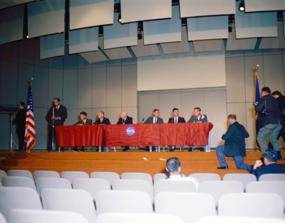 Press Conference - First Gemini Astronauts
