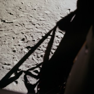 (20 July 1969) This photograph shows in fine detail the impressions in the lunar soil made by astronauts Neil A. Armstrong and Edwin E. Aldrin Jr. during their lunar surface extravehicular activity (E...