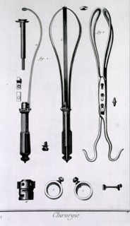 Instruments designed by Levret ca. 1700s