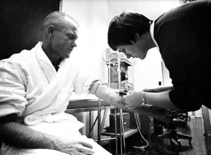 Astronaut John Glenn - Blood Draw - Training - Cape