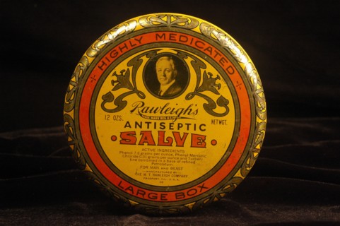 FDA History - Patent Medicines & Liniments - Rawleigh's Antiseptic Salve (For man and beast)