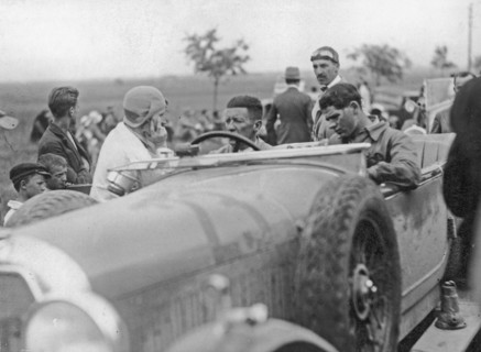 International Automobile Club of the Polish Automobile Club; June 1930. Driver Henryk Liefeldt in an Austro-Daimler car.