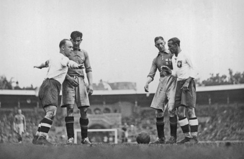 Sweden - Poland soccer match in Stockholm 23 May 1934