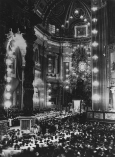 Canonization of Andrzej Bobola, Basilica of Saint Peter's in Rome ca. 1938
