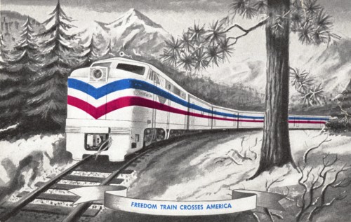 Freedom Train Postcard