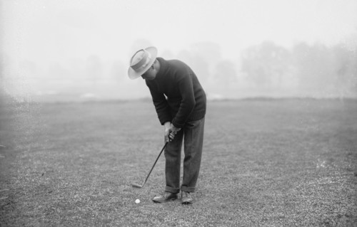 Charles H. Seely, playing golf, Baltusrol (Charles Seely)