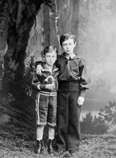 Czar at 11 years, with unidentified boy