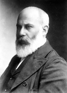 Socialist Daniel DeLeon, portrait bust.