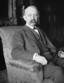 Edward Henry "Ned" Harriman, seated in chair ca 1908