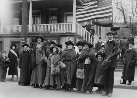 Suffrage hike to Albany, 1/1/14