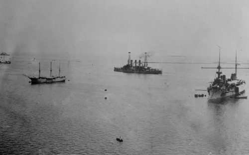 Vera Cruz harbor -- U.S.S. MICHIGAN ca. 1914