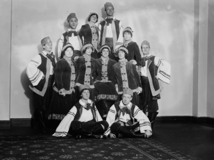 Date: 1910-1915 - Suffrage dancers - Russian group