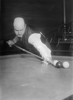 Morris Brown - shooting pool ca. 1910-1915