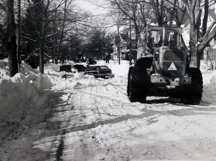 Snow Removal, Arlington Street, Brockton, Massachusetts ca. 2/13/1978